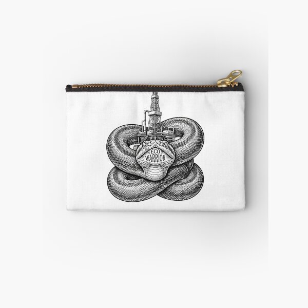 Item preview, Eco Warrior Snake and Oil Rig Illustration    designed and sold by Owcomm.