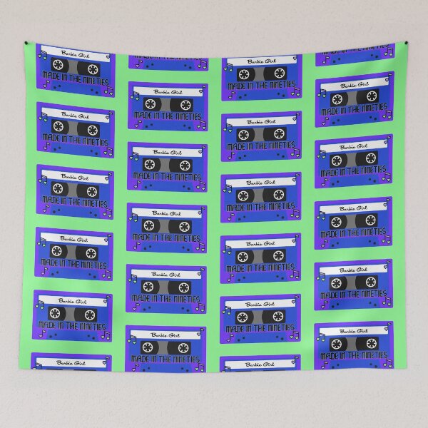 Item preview, Barbie Girl (Purple on Neon Green) designed and sold by PawsitiveMum3.