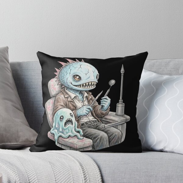 Item preview, Open Wide! – Creepy Cute Dentist Monster and Slime  designed and sold by LujziWorld.