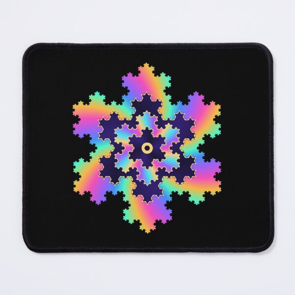 Item preview, Koch Snowflake Fractal Mandala Art designed and sold by Fractal Dominion.