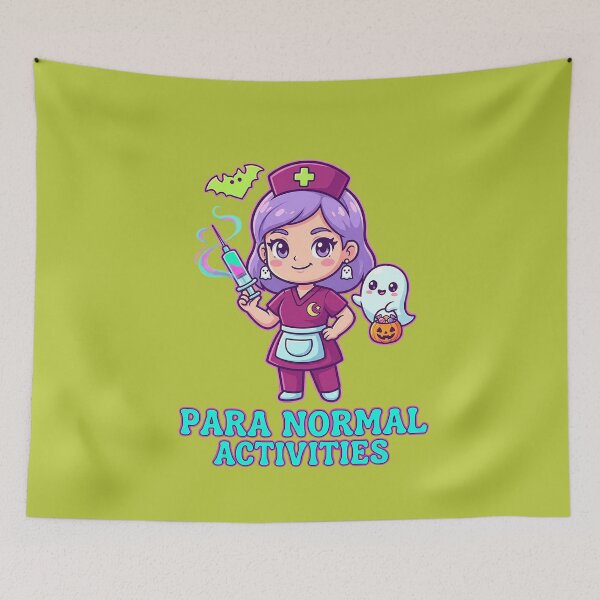 Item preview, Para Normal Activities Paraprofessional Halloween Spooky Nurse. designed and sold by Endless7Art.