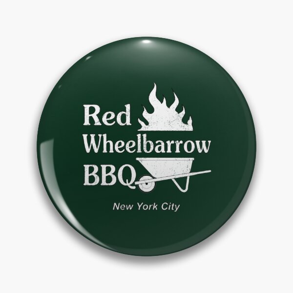 Item preview, Distressed Red Wheelbarrow BBQ (2) designed and sold by GrumpyGorillaz.