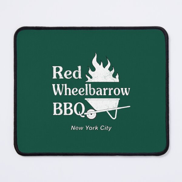 Item preview, Distressed Red Wheelbarrow BBQ (2) designed and sold by GrumpyGorillaz.