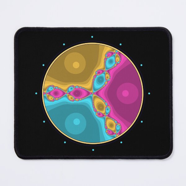 Item preview, Newton Fractal Medallion Math Art designed and sold by Fractal Dominion.