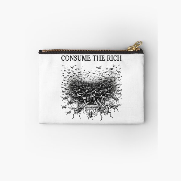 Item preview, Consume The Rich Grasshopper Swarm Quote designed and sold by Owcomm.