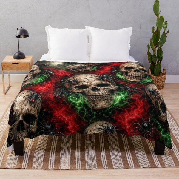Item preview, ​Neon Skull and Spider Inferno designed and sold by KingsArtworx 2.