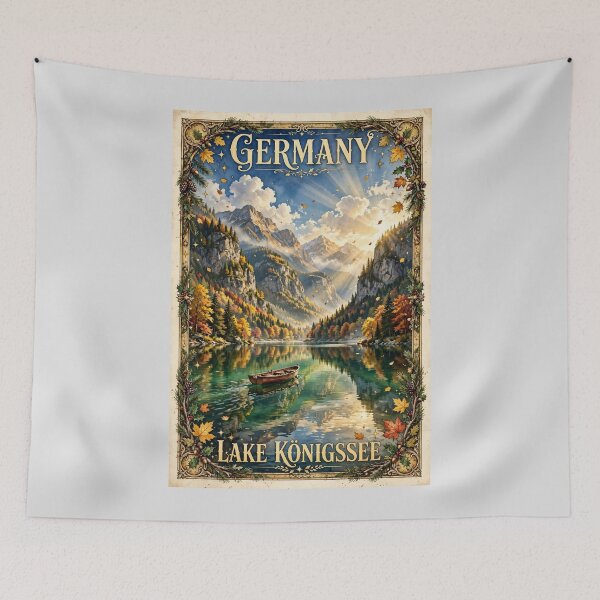 Item preview, Germany — Lake Königssee: Mirror of the Alps designed and sold by DibujandoPorfa.