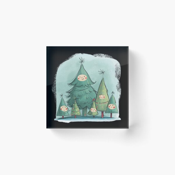 Item preview, Christmas Tree Family – Cute Holiday Family Design designed and sold by MyMerryMary.