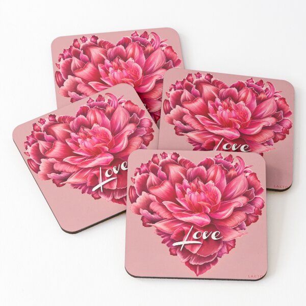 Item preview, Heart Flower Love designed and sold by Laeton Designs.