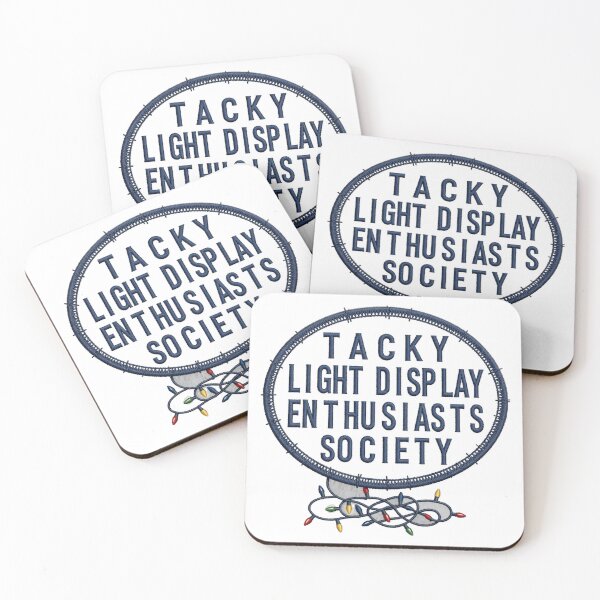 Item preview, Tacky Light Display Enthusiasts Society Funny Christmas Shirt designed and sold by KERK Art and Design.