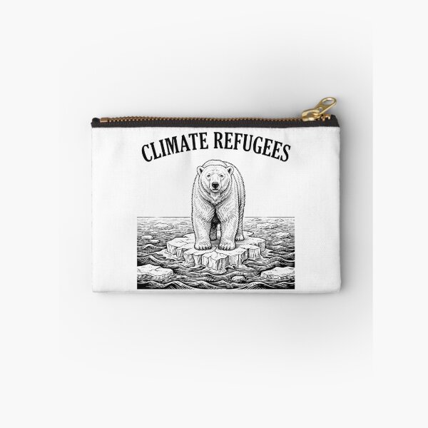 Item preview, Climate Refugees Polar Bear on Melting Ice designed and sold by Owcomm.