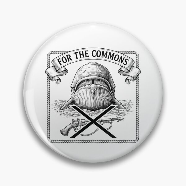 Item preview, Vintage Whale For The Commons Nautical Quote designed and sold by Owcomm.