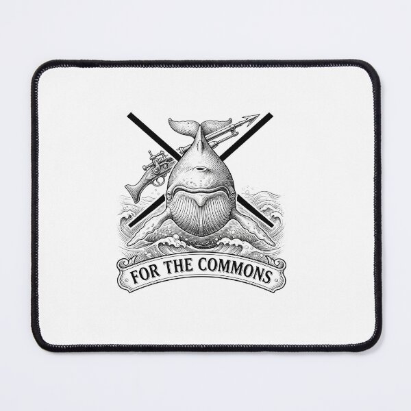 Item preview, Vintage Whale For The Commons Illustration designed and sold by Owcomm.