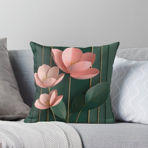 Item preview, Elegant Floral Arrangement on Green designed and sold by Vicky Brago-Mitchell®.