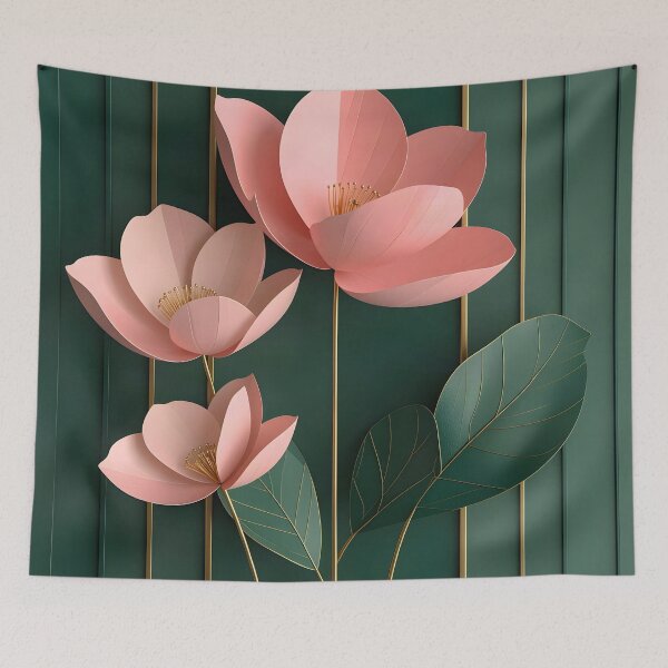 Item preview, Elegant Floral Arrangement on Green designed and sold by Vicky Brago-Mitchell®.
