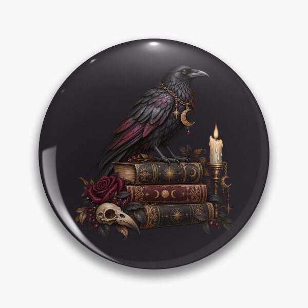 Item preview, Gothic Raven on Antique Books designed and sold by Dopamine Department.
