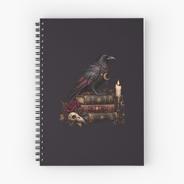 Item preview, Gothic Raven on Antique Books designed and sold by Dopamine Department.