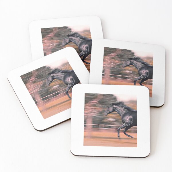 Item preview, Black Beauty Running designed and sold by ROSENDE ART HOUSE.