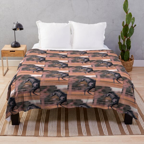 Item preview, Black Beauty Running designed and sold by ROSENDE ART HOUSE.