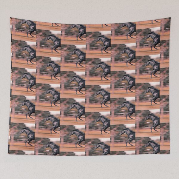 Item preview, Black Beauty Running designed and sold by ROSENDE ART HOUSE.