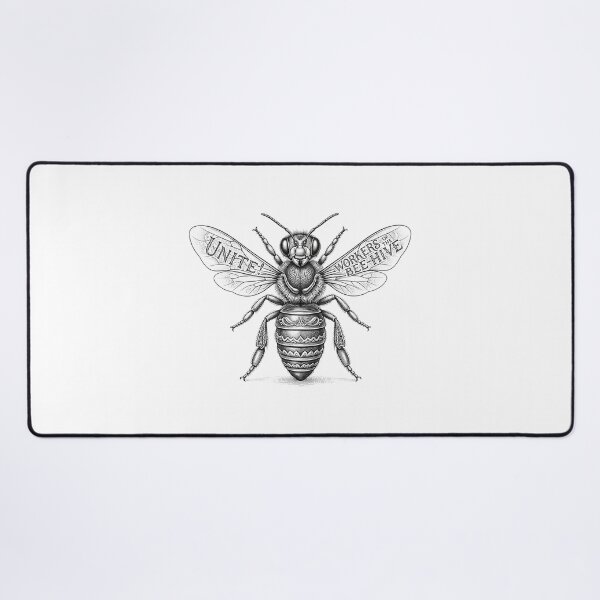 Item preview, Workers of the Bee Hive Unite graphic designed and sold by Owcomm.