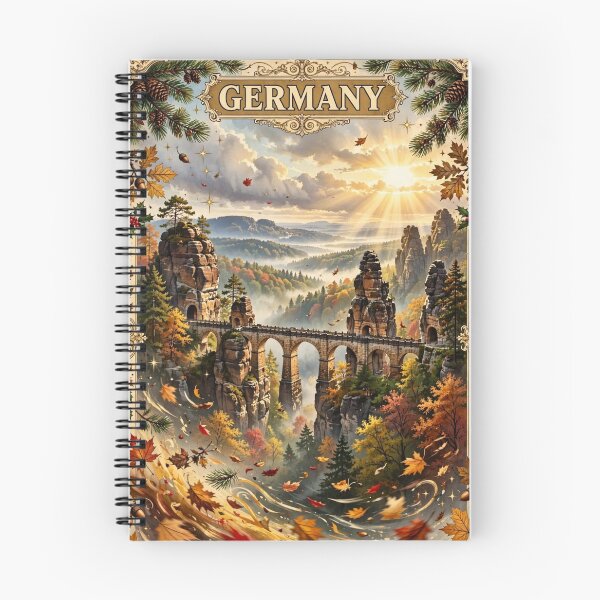 Item preview, Germany — Bastei Bridge: Above the Mist designed and sold by DibujandoPorfa.