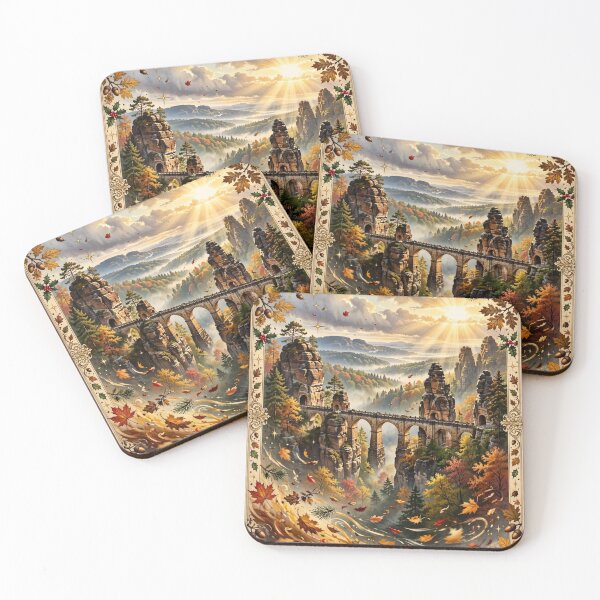 Item preview, Germany — Bastei Bridge: Above the Mist designed and sold by DibujandoPorfa.