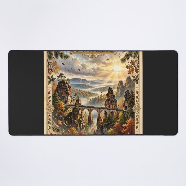 Item preview, Germany — Bastei Bridge: Above the Mist designed and sold by DibujandoPorfa.