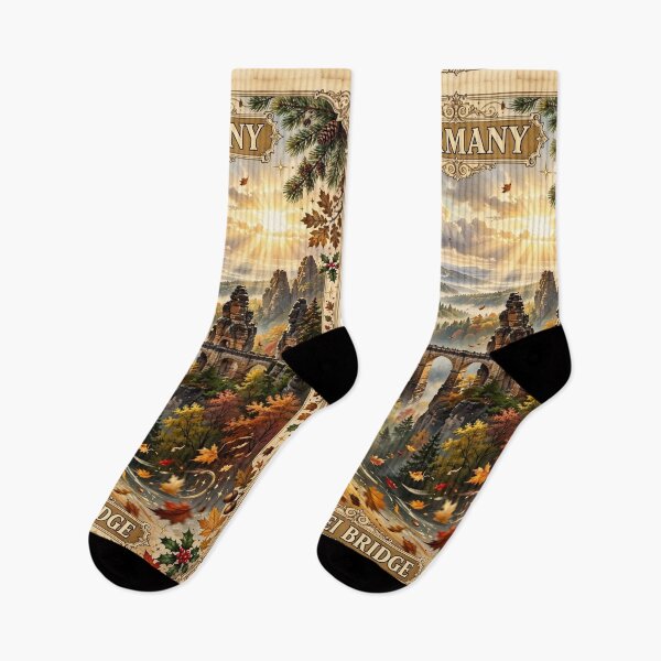 Item preview, Germany — Bastei Bridge: Above the Mist designed and sold by DibujandoPorfa.