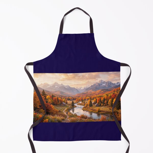 Item preview, Mountain River in Autumn Glory designed and sold by amusefullife.