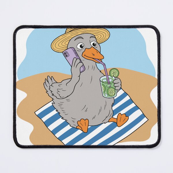 Item preview, Duck Chilling on the Beach designed and sold by AvriikoArts.