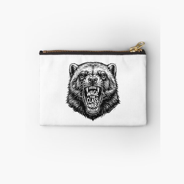 Item preview, Wage The Class War Growling Bear Head Quote    designed and sold by Owcomm.