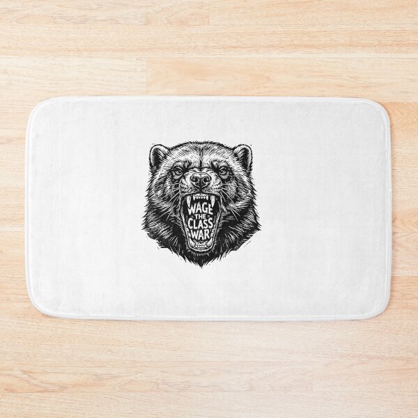 Item preview, Wage The Class War Growling Bear Head Quote    designed and sold by Owcomm.
