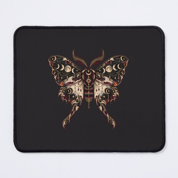 Item preview, Gothic Celestial Moth With Moon Phases designed and sold by Dopamine Department.