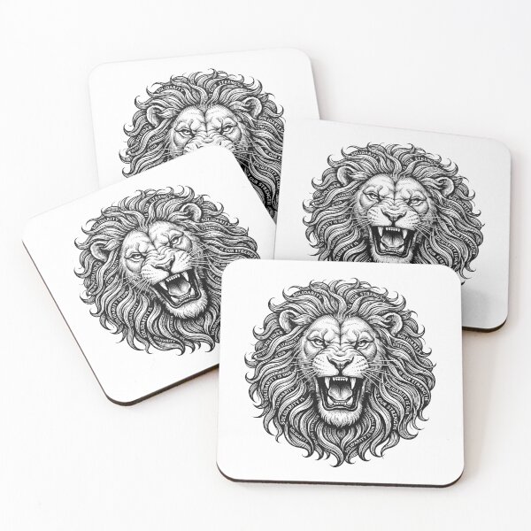 Item preview, Roaring Lion Solidarity Is Our Strength Quote Art    designed and sold by Owcomm.