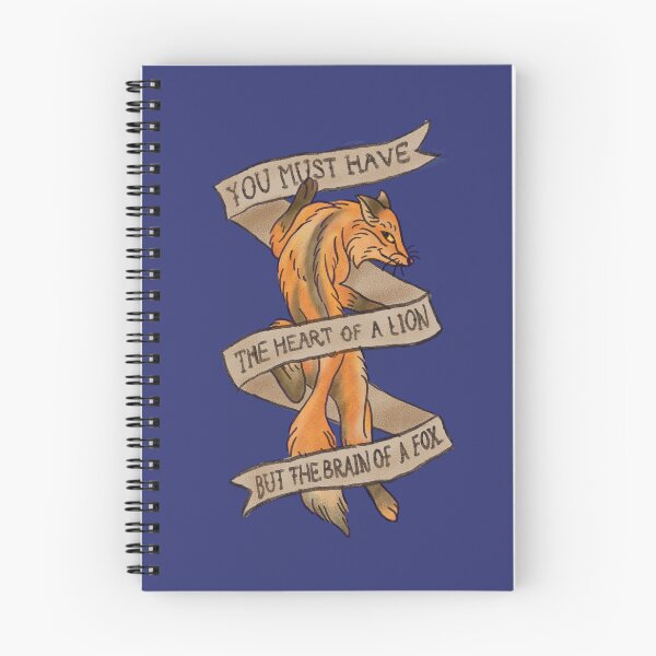 Item preview, heart of a lion, brain of a fox designed and sold by remerasnerdas.