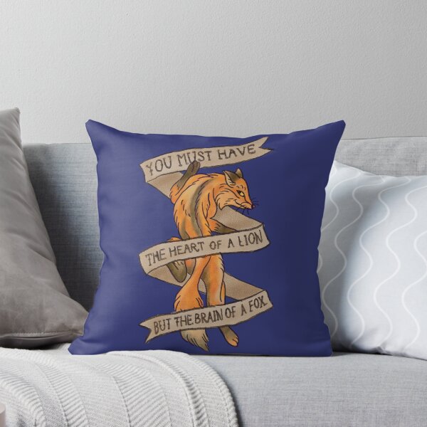 Item preview, heart of a lion, brain of a fox designed and sold by remerasnerdas.