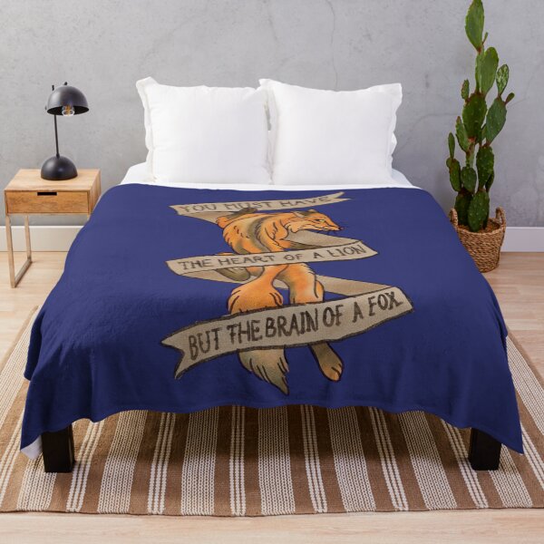 Item preview, heart of a lion, brain of a fox designed and sold by remerasnerdas.