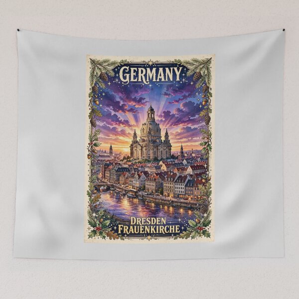 Item preview, Germany — Dresden Frauenkirche: Violet Evening designed and sold by DibujandoPorfa.