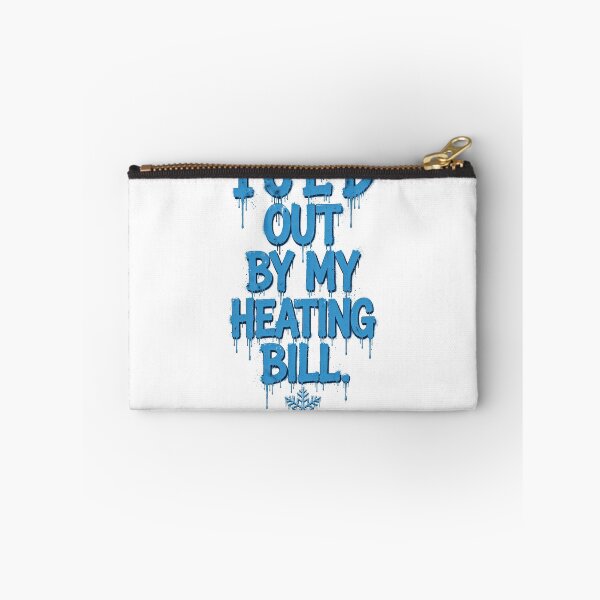 Item preview, Iced Out By My Heating Bill Funny Winter Shirt designed and sold by KERK Art and Design.