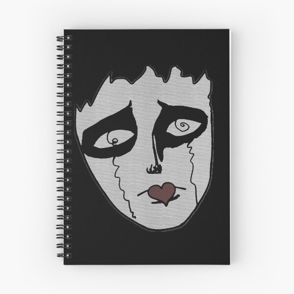 Item preview, Surreal Crying Mask Minimalist Line Art⁠ designed and sold by a1-x.
