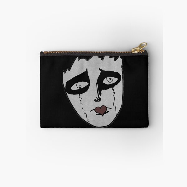 Item preview, Surreal Crying Mask Minimalist Line Art⁠ designed and sold by a1-x.