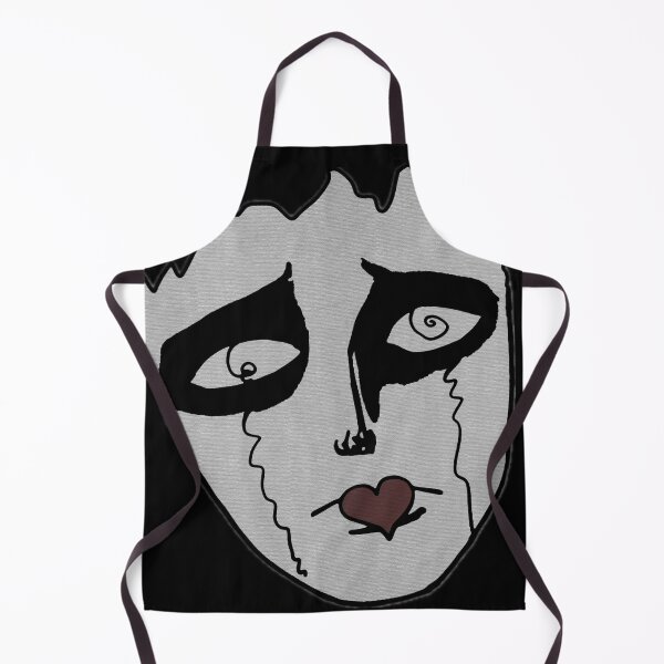 Item preview, Surreal Crying Mask Minimalist Line Art⁠ designed and sold by a1-x.