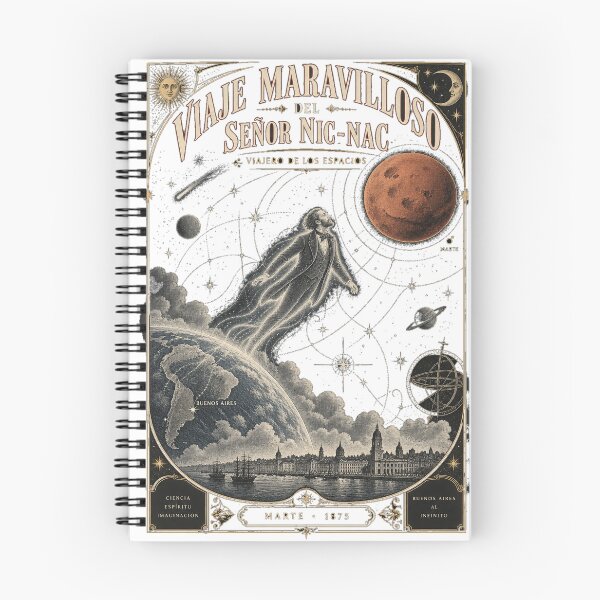 Item preview,  Viaje maravilloso del señor Nic-Nac — Argentine Science Fiction 1875 designed and sold by Past in Threads.