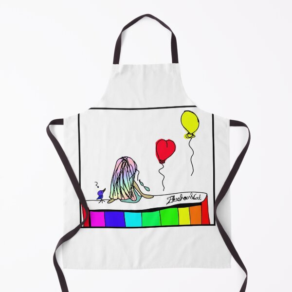 Item preview, Sitting with Balloons Rainbow life designed and sold by BluePhoenixCat.