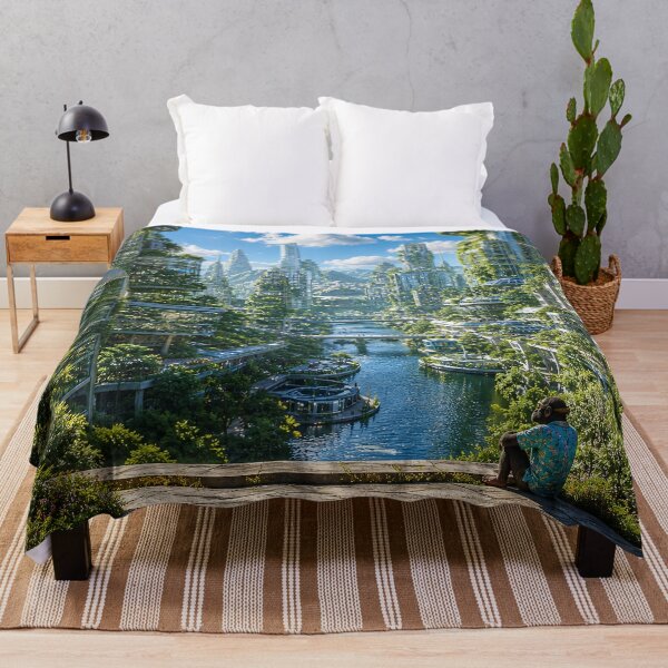 Item preview, Green Metropolis Overlook designed and sold by KGOart.