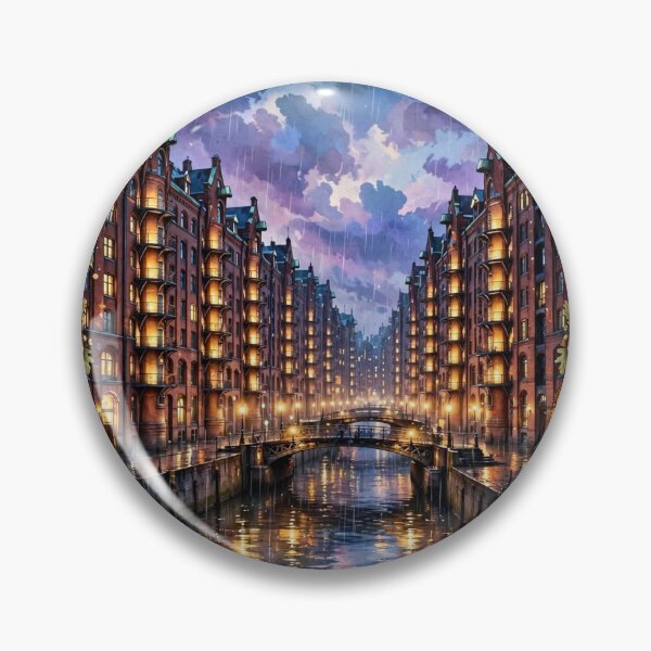 Item preview, Germany — Speicherstadt: Reflections of Hamburg designed and sold by DibujandoPorfa.