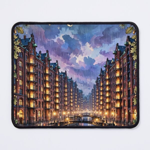 Item preview, Germany — Speicherstadt: Reflections of Hamburg designed and sold by DibujandoPorfa.