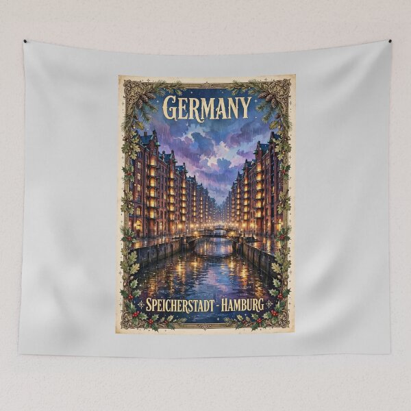 Item preview, Germany — Speicherstadt: Reflections of Hamburg designed and sold by DibujandoPorfa.