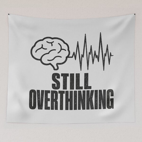Item preview, Still Overthinking Brain Heartbeat Design designed and sold by fadilow.